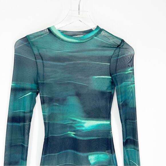 Remi x Revolve Shelley Mesh Long Sleeve Top XXS - Picture 4 of 8